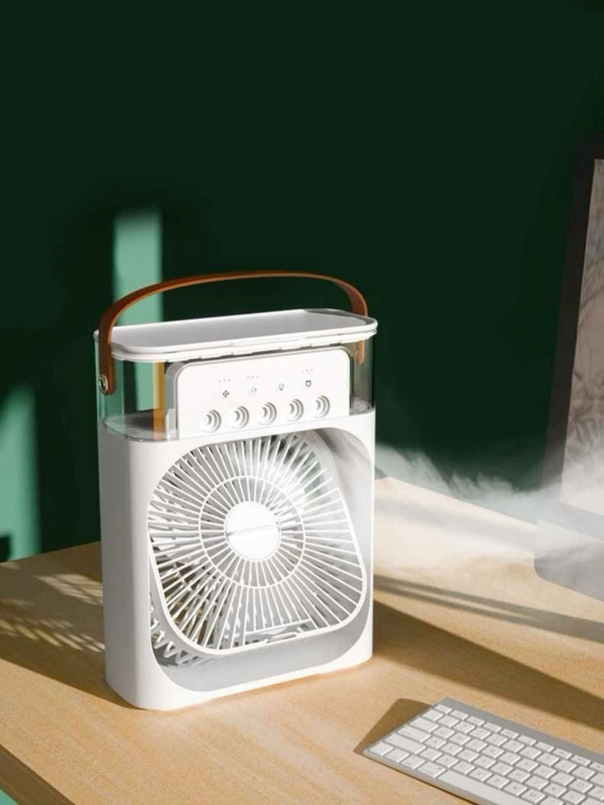 Portable Air Cooler Fan with Water Tank & USB Power