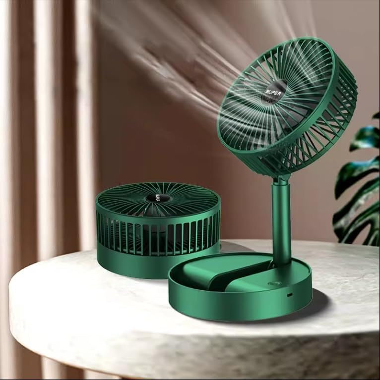 Rechargeable Telescopic Foldable Fan