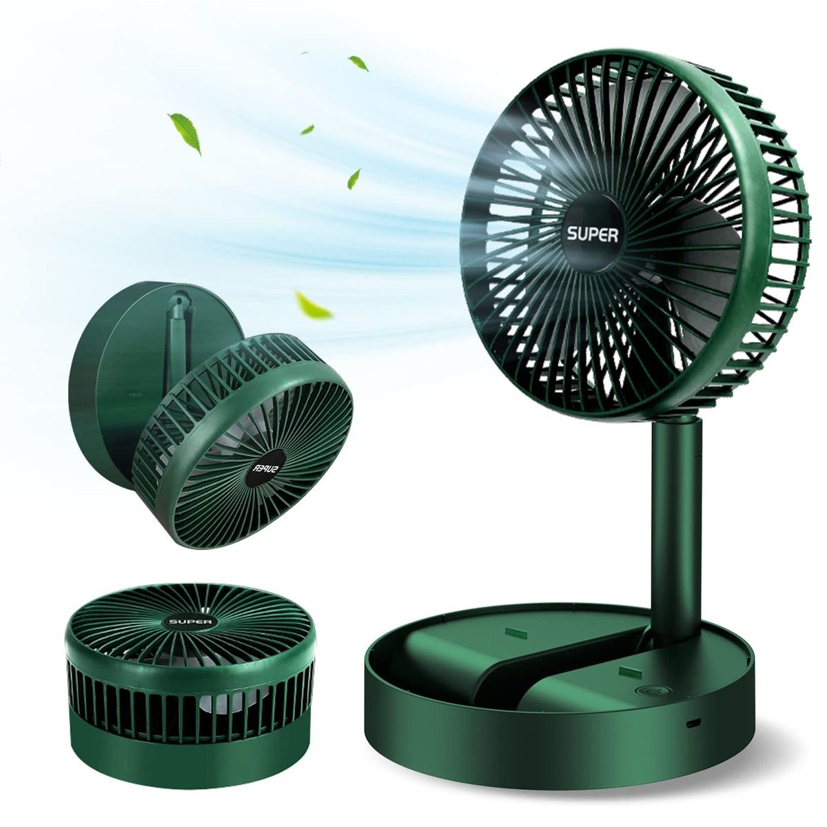 Rechargeable Telescopic Foldable Fan