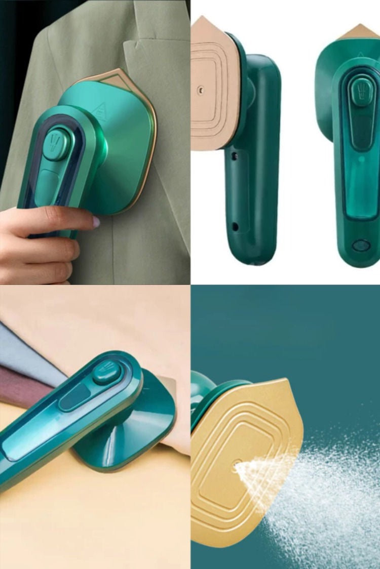 Mini Ironing Machine, Handheld Steam Iron for Clothes
